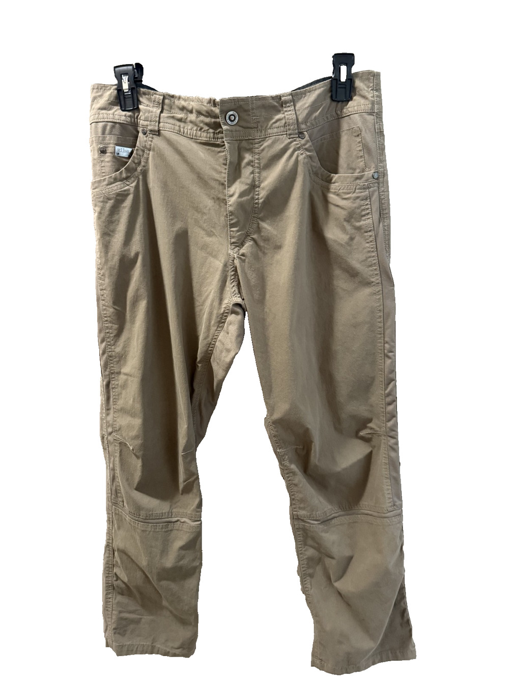 Kuhl Radikl Pants Khaki Stretch Canvas Outdoor Hiking Casual Workwear Mens 36x30